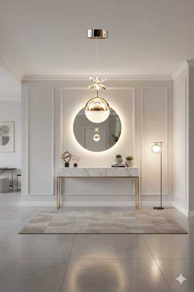 Bohem Aydınlatma Tek Top Modern LED Avize