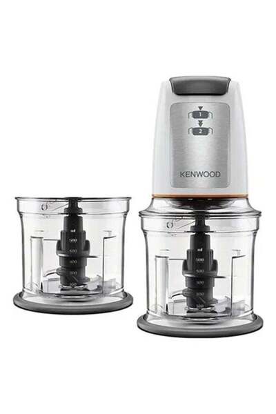 Kenwood Chopper 0.5 L 500 W – 2 Speeds, 2 Bowls, Quad Stainless Blade, Ice Crush, Mayonnaise Attac