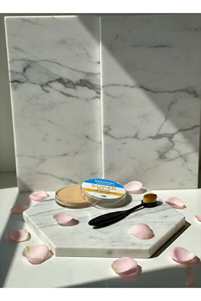 MAISON GLOWEN Sihirli Yoğun Porselen Kapatıcı No:210-Profesyonel Kaşık Fırça ...