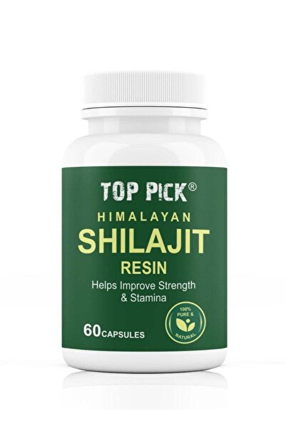 Top Pick Himalayan Shilajit Resin 60 Capsules Support Strength & Stamina Natu...