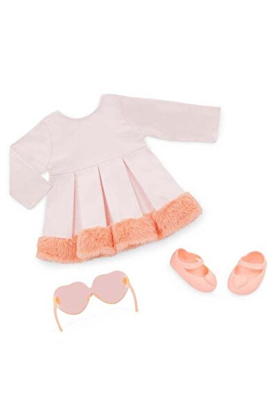 Our Generation 18-inch Fashion Doll Mirabelle — Brown Eyes, Multicolored Hair, Faux-Fur Trim