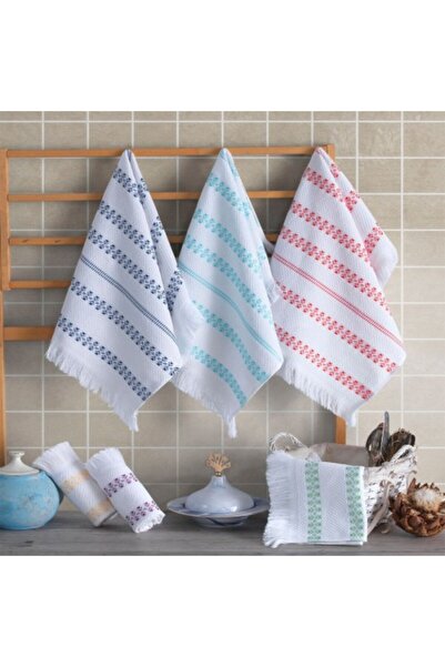 Şaheser Set of 6 kitchen towels, 100% cotton, 40x60 cm, Saheser, Ilda
