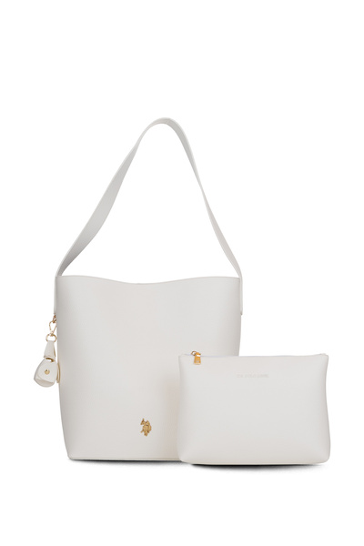 U.S. Polo Assn. White Women's Shoulder Bag Us26150
