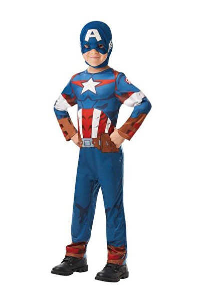 Rubies زيّ كابتن أمريكا للأطفال - مقاس الأطفال