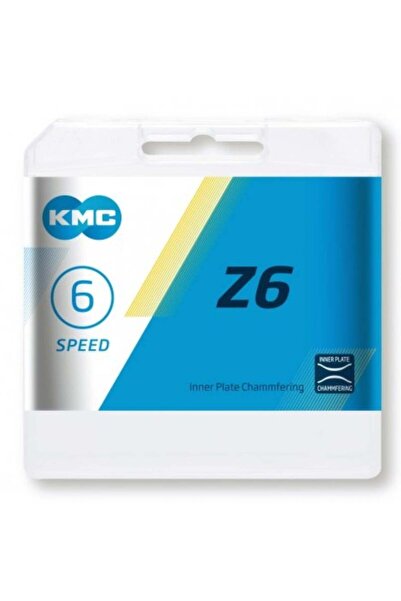 KMC Lanț Z6 gri cu 6 viteze, 114 legături, Z6 gri cu 6 viteze