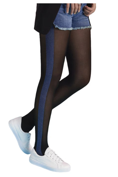 Penti Lovely 40 DEN "Side" Tights - Black