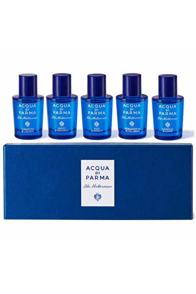 Acqua Di Parma Blu Mediterraneo Unisex Mini Set Eau De Toilette 5 X 5ml (Arancia + Calabria + Amalfi