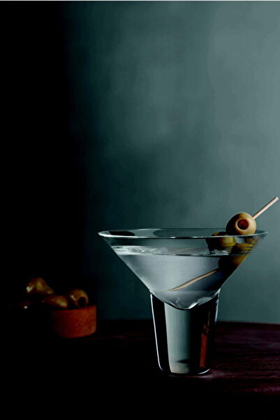 Paşabahçe كأس كوكتيل مارتيني نيود جرافيتي، طقم من قطعتين، 204 سم مكعب، صناعة ...