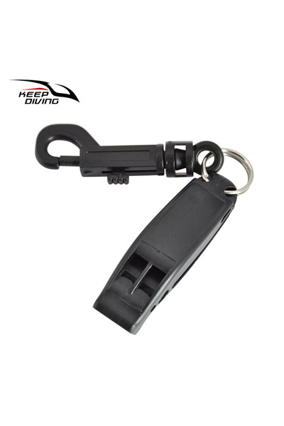 Choice صافرة نجاة خارجية سوداء اللون، ثنائية التردد، للغوص والإنقاذ والطوارئ،...