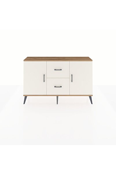 Dienni Arges Konsol 2 Raflı 2 Çekmeceli 2 Kapaklı 132x30x83 Çam-Aytaşı/Aytaşı