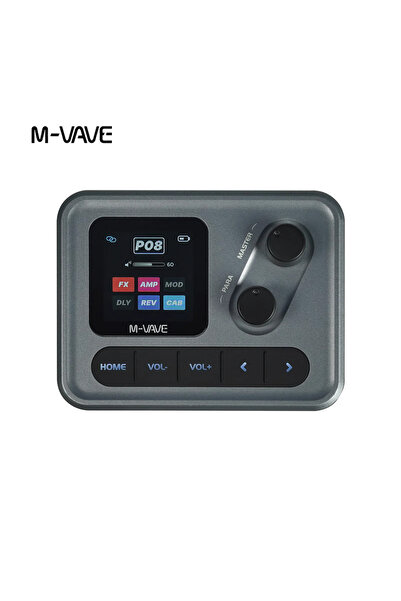 Choice مضخم صوت صغير M-VAVE للجيتار والبيس، شاشة LCD ملونة 1.54 بوصة، تحكم عب...