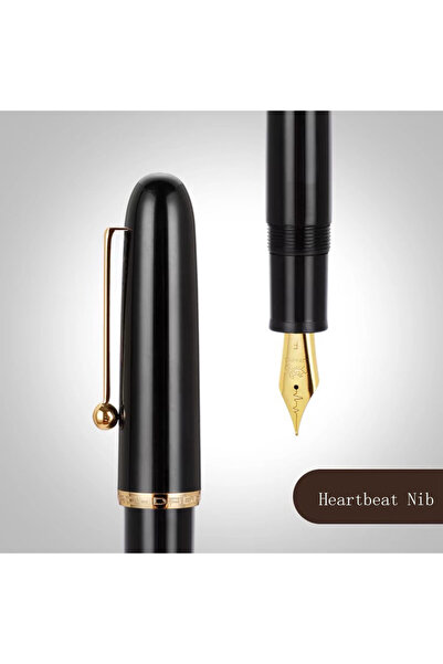 Choice قلم حبر جينهاو 9016/9013 أكريليك بني شفاف من سلسلة داداو، مقاس EF/F/M،...