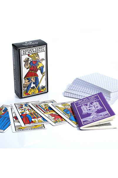 Choice Light Gray Ancien Tarot de Marseille استكشف الغموض القديم في Travers u...