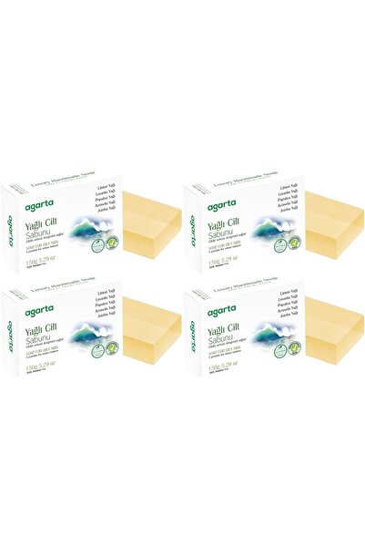 Agarta Handmade Natural Soap 150Gr Oily Skin (Set of 4)