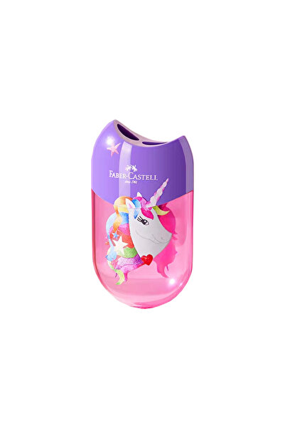 Choice مبراة أقلام رصاص بيضاوية مزدوجة الفتحة من فابر كاستل، مبراة أقلام محمولة