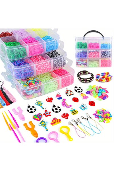 Choice 5000pcs 5000pcs DIY Band Set Three Layers of Multi-Color Bands Accesso...