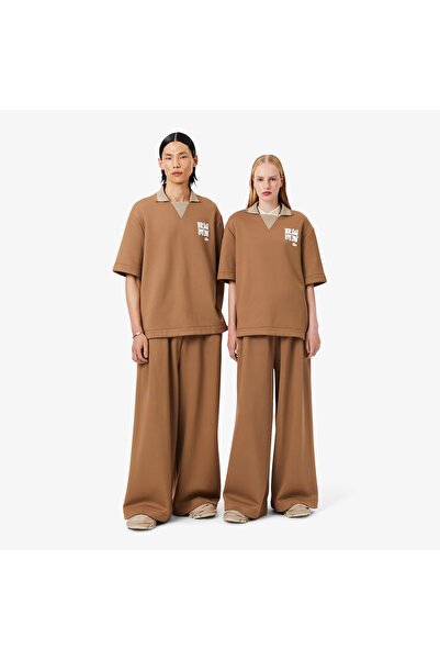 Lacoste بنطال رياضي من الساتان المطوي - XH3750-OP-SIX