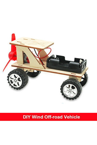 Choice DIY Wind Off-road Vehicle Car DIY Science Experiment Kit & Education M...