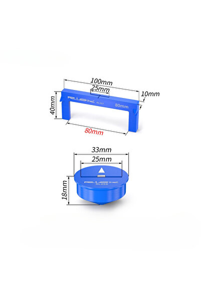 Choice مسطرة قياس ارتفاع مقعد الدراجة الاحترافية من AB SET - لضبط وضعية سرج د...