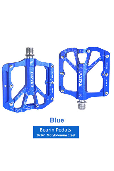 Choice دواسات دراجة MZ-133 زرقاء بثلاثة محامل مغلقة، خفيفة الوزن للغاية، مضاد...