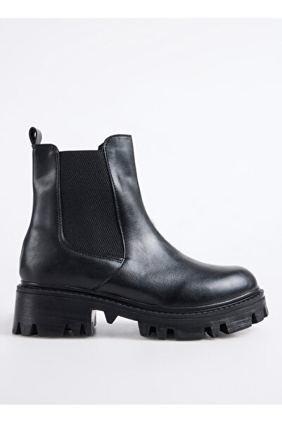 F By Fabrika Siyah Kadın Bot BOKIN