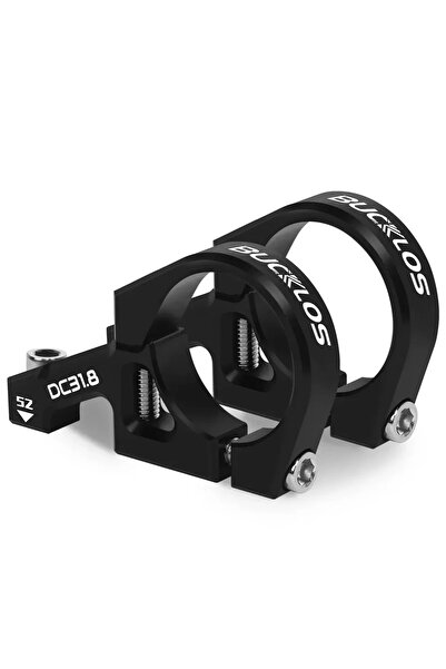 BUCKLOS جذع دراجة جبلية أسود 31.8 مم، مناسب للدراجات الجبلية DH/AM/FR، مصنوع ...