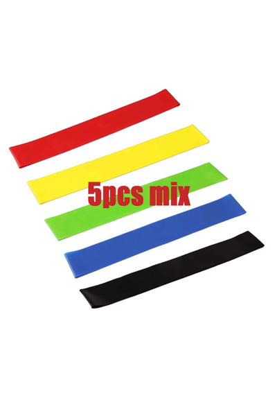 Choice 5pcs mix 1/5Pcs Gym Fitness Resistance Bands for Yoga Stretch Pull Up Assist Bands Crossfit Exercis