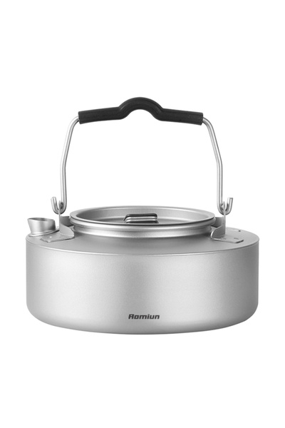 Choice غلاية تخييم سعة 600 مل، غلاية شاي من التيتانيوم النقي سعة 600 مل، خفيف...