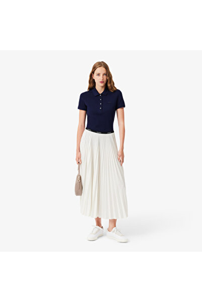 Lacoste Long Pleated Elasticated Waist Skirt - JF1402-00-70V