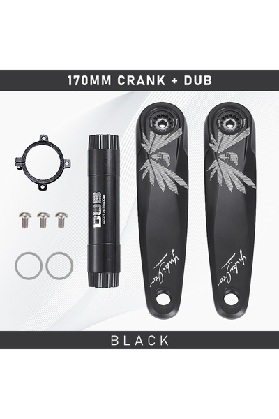 Choice ذراع كرنك KRSEC فائق الخفة للدراجات الجبلية بطول 170 مم، قطر محور DUB ...