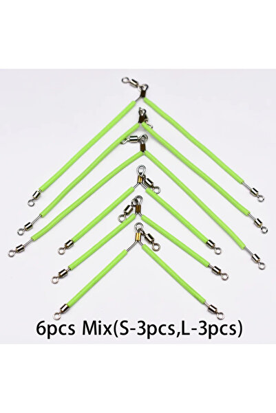 Choice 6 قطع من موصلات التوازن المضيئة المصنوعة من الفولاذ المقاوم للصدأ من ت...