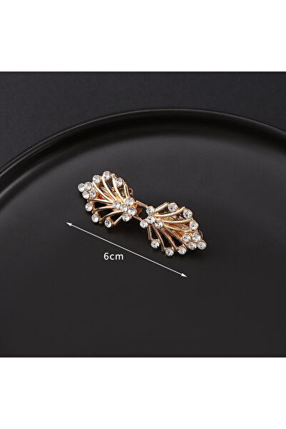 choice2 Gold Luxury Sweater Clips Cardigan Shawl Scarf Collar Broh Clips Kore...