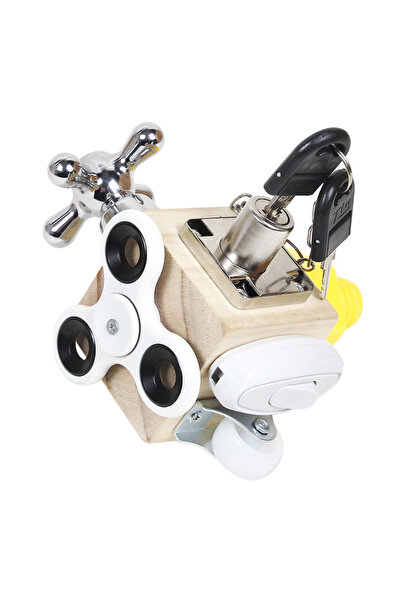 Choice 1pcs Montessori Kids Busy Cube Board Educational Toys Children Hand Gr...