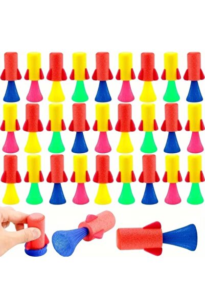 Choice1 30 قطعة من ألعاب إطلاق الصواريخ الملونة المتنوعة (5-30 قطعة) مع إسفنج...