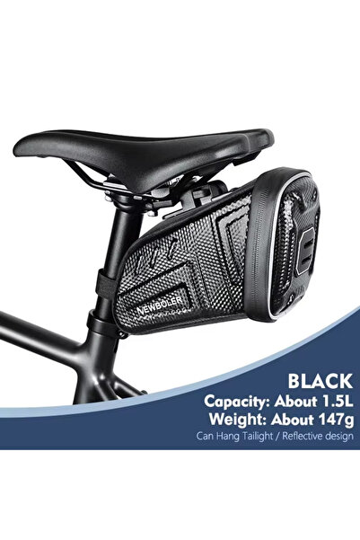 Choice BAG057 A NEWBOLER Bicycle Saddle Bag Waterproof EVA Hard Shell Road Bi...