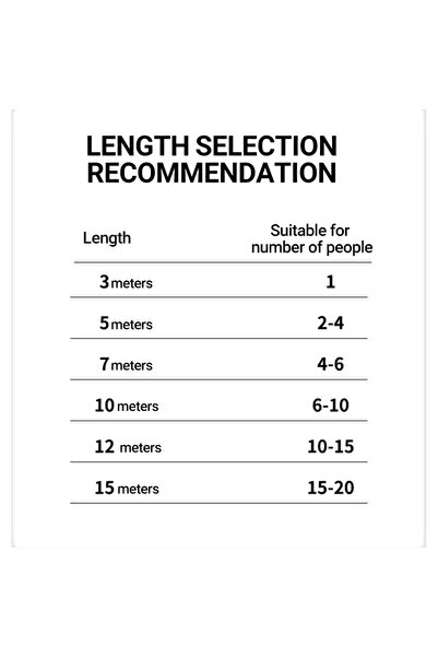 Choice حبل قفز جماعي متعدد الأشخاص، متوفر بأطوال 5 أمتار، 3/5/7/10/15 متر، حب...