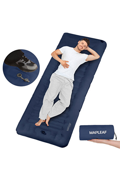 Choice مرتبة تخييم قابلة للنفخ من مابليف، لون أزرق (197×70×12 سم)، مناسبة للمشي لمسافات طويلة، مرتبة هوائية 12 سم، حصيرة نوم للتخييم