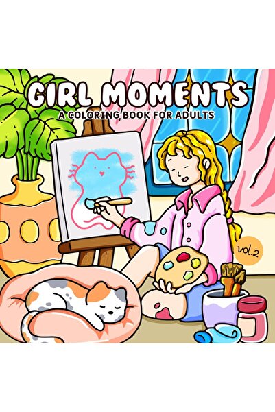 Choice لحظات متعددة للفتيات: كتاب تلوين للكبار يضم أنشطة يومية لطيفة ومريحة ل...
