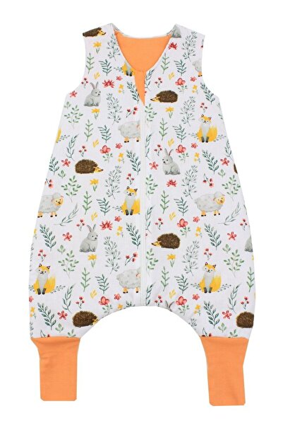 PRICHINDEL Sac de dormit umplut „Iepuraș și Vulpe” cu picioare