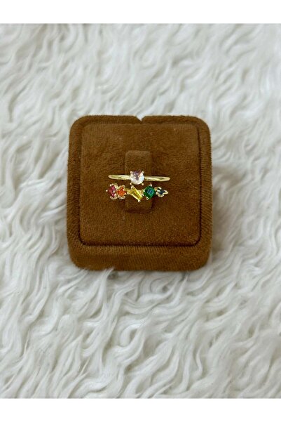 BY YASİN TOPÇU ✨   خاتم DuoStar Pink Shine مزدوج وشريط من الأحجار الوردية