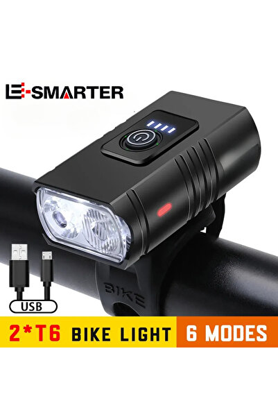 Choice BK02 BK02 Bike Light T6 LED USB Rechargeable Bicycle Lights 6 Modes MT...