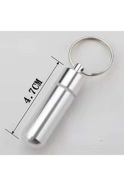 Choice علبة حبوب مقاومة للماء مصنوعة من سبائك الألومنيوم - حافظة أدوية محمولة...