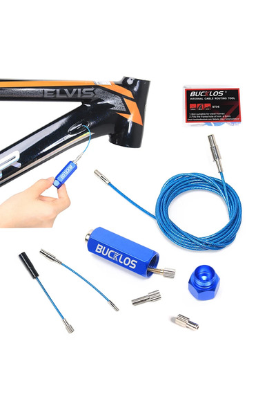 Choice مجموعة أدوات توجيه الكابلات الداخلية للدراجات من BUCKLOS مع مغناطيس، م...