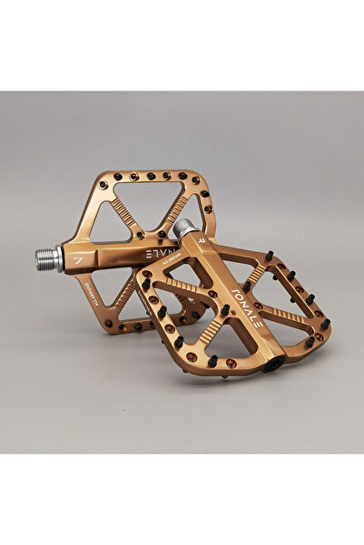 Choice دواسات دراجة جبلية شانماشي بنية اللون، خفيفة الوزن للغاية، مصنوعة من س...