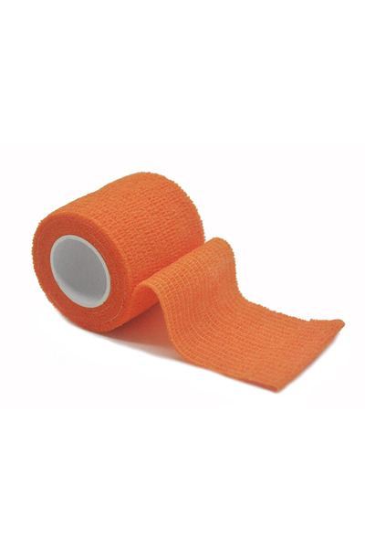 Choice 2.5cmx4.8m Orange 6/1pcs Colorful Athletic Wrap Tape Self Adhesive Ela...