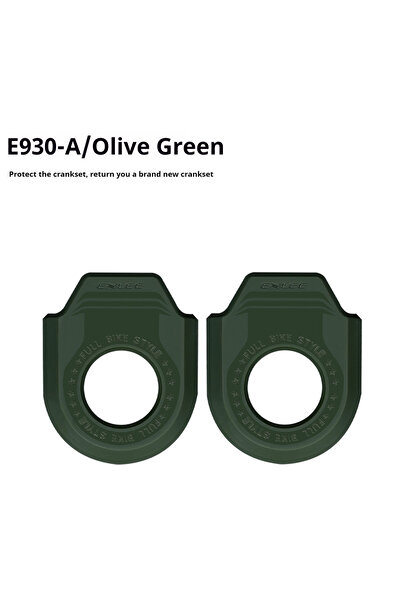 Choice واقي سلسلة الدراجة الهوائية E930-A باللون الأخضر الزيتوني من ENLEE، من...