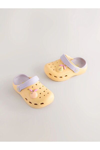 Next Baby Yellow Fruit Standard Cut Comfortable Slippers