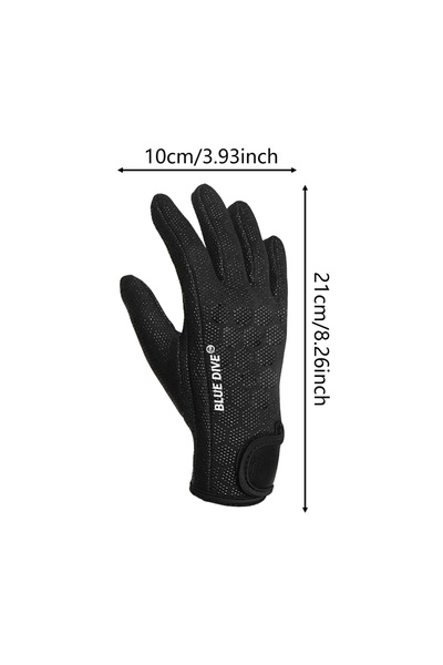 Choice قفازات غوص من النيوبرين مقاس M بسمك 1.5 مم، مقاومة للانزلاق، دافئة، ومقاومة للماء، مناسبة لركوب الأمواج والسباحة والغطس والتجديف.