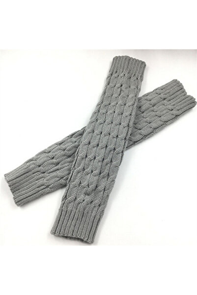 Choice دفايات الساق النسائية الجديدة لفصل الخريف والشتاء باللون الرمادي الفات...