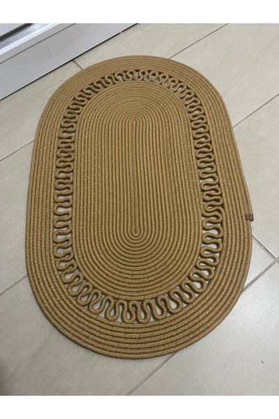 Namteks A doorway with a jute straw tricot, bathThe KitchenSalonLiving room f...